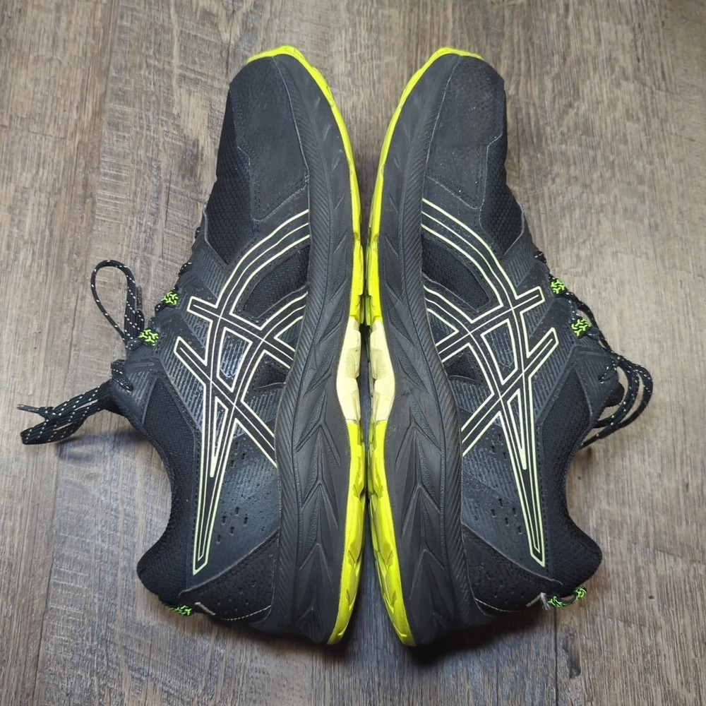 ASICS Gel Venture 9 Black Lime Zest Men's Size 10 Athletic Running Sneaker - Picture 10 of 14